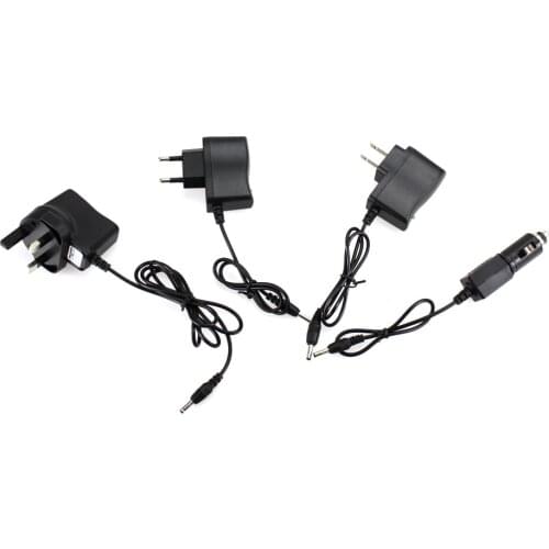 AC Power Charger Adapter Port To 18650 Battery Flashlight Headlamp Supply Converters Wire EU US UK Car Plug Free shipping