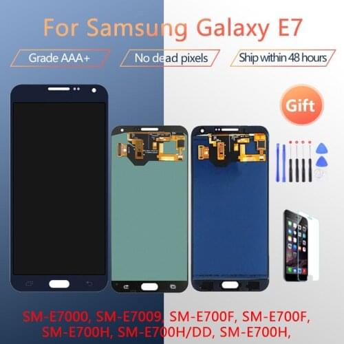 5.5’ AMOLED Display For Samsung Galaxy E7 2015 E700 E7000 E7009 E700F E700H LCD Display Touch Screen Digitizer Assembly