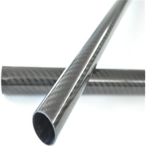 1pcs 18MM OD x 16MM ID 100% Roll 3k Carbon Fiber tube / Tubing /shaft with 1000MM long, wing tube Quadcopter arm Hexrcopter18*16