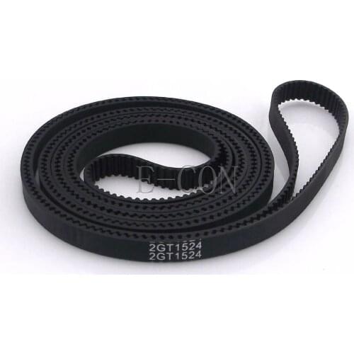 1pcs/lot 1524-GT2 Loop Timing Belt Width 6mm GT2 Belt Rubber Fiberglass Inner Length 1524mm 762 Teeth for GT2 Timing Pulley