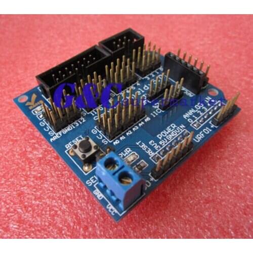 1PCS MEGA Duemilanove Sensor Shield V5 Digital Analog Module diy electronics