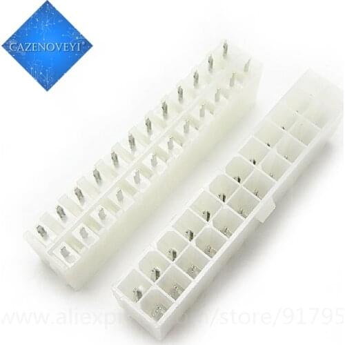 10pcs/lot Motherboard 24-pin ATX seat the board 24-pin ATX socket 24 -pin motherboard con tor In Stock