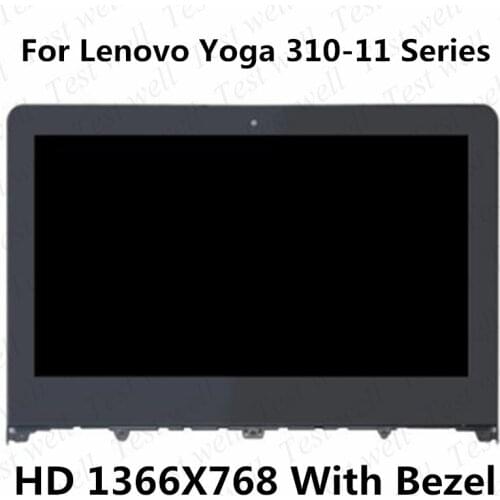 11.6" HD With Bezel For Lenovo Yoga 310-11 310-11IAP 80U2 LCD Touch Screen Digitizer Assembly FRU 5D10M36226 30pin