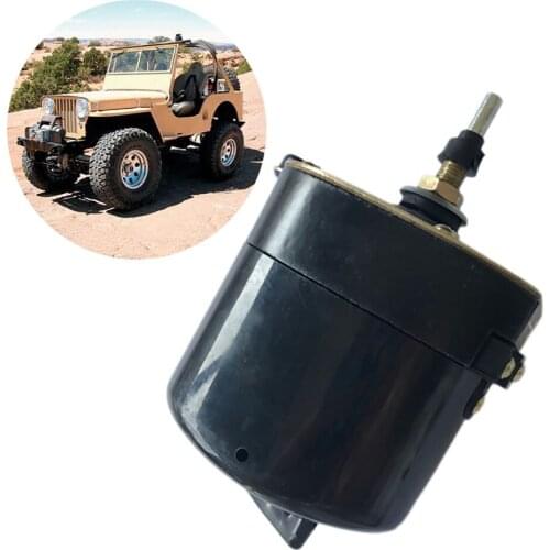 12V Universal Windscreen Wiper Motor Wiper Engine 110 Degree Fast Sweeping Windshield Wiper Wash Water Pump For Jeep Tractor