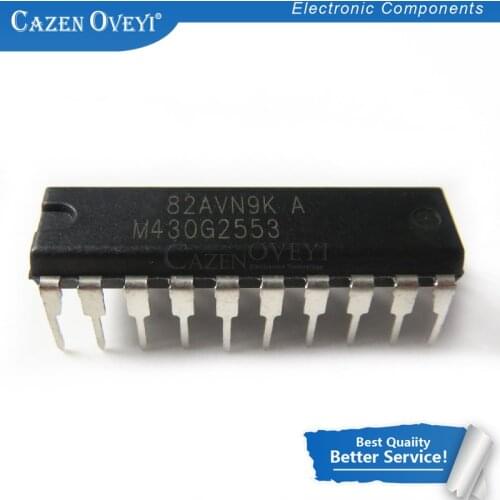 2pcs/lot MSP430G2553IN DIP20 M430G2553 DIP-20 MSP430G2553 DIP MSP430G2553IN20 In Stock