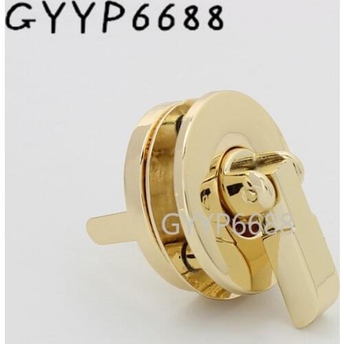 20sets round shape high quality metal flip lock for 2021 fashion genuine leather bag decorative hardware lock