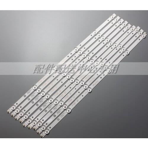 5kits=45pcs 8+1 Pcs/set New LED Strip K490WD7 A1 4708-K49WD7-A1213K11 49PFF5455/T3 49PFF5250 LE49K51S
