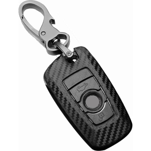 ABS Double-sided Matte Car Smart Remote Key Cover Case Holder Protect Keychain Keyring for AUDI Key Ring Key Chain