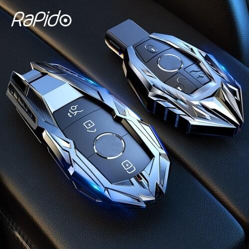 Car Styling Accessories Key Fob Case Cover Protector for Mercedes Benz E C Class W204 W212 W176 GLC CLA GLA Keyrings