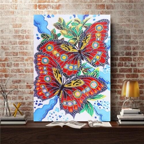 5D DIY special diamond painting animal butterfly embroidery combination mosaic home decoration