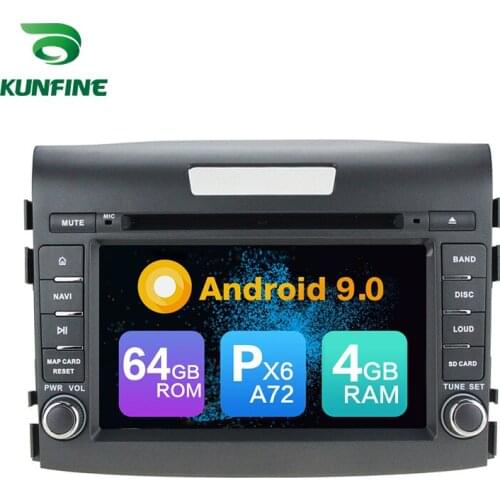 Android 9.0 Core PX6 A72 Ram 4G Rom 64G Car DVD GPS Multimedia Player Car Stereo For HONDA CRV 2012 2013 2014 radio headunit