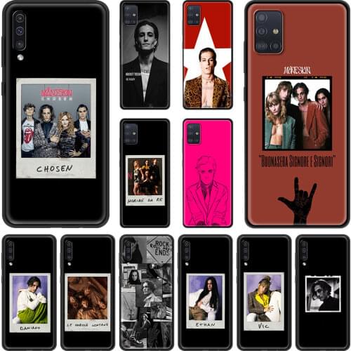 Maneskin Damiano David Phone Case for Samsung Galaxy A51 A71 A21S A12 A11 A31 A52 A41 A32 5G A72 A02S Silicon Back Cover