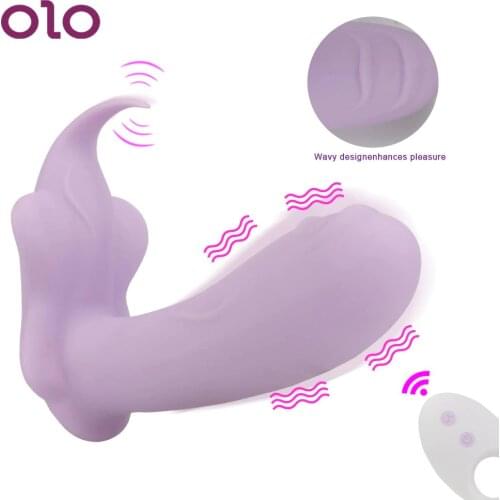 10 Frequency Wearable Dildo Vibrator G-spot Panty Vibrator Outdoor Use Clitoris Stimulator Remote Control Sex Toys for Women