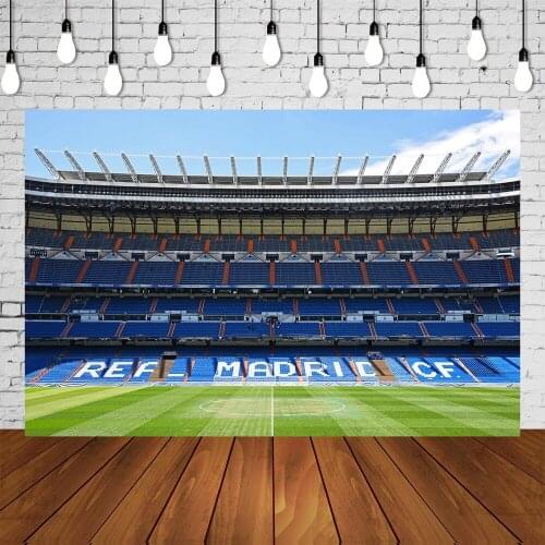 Photography Backdrops Football Field stadium Children Boys Birthday Party Decor Photo Background Customized Studio Photocall1719