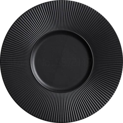 Minimalism Ceramic Main Dish Restaurant Western Food Steak Plate Creative French Pasta Plate Kitchen Porcelain Dinner Tableware