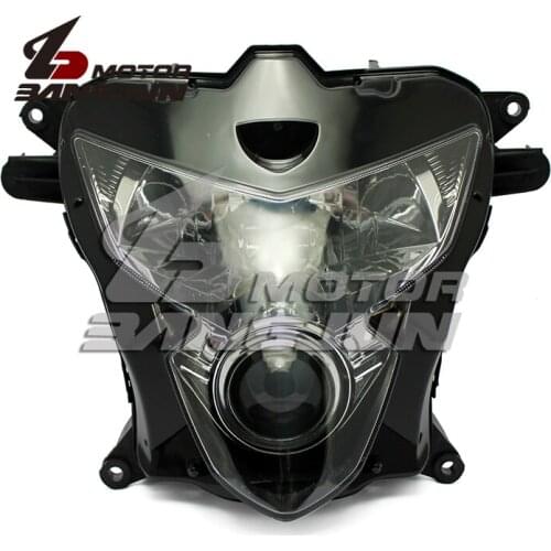 Motorcycle Black Headlight Headlamp Head Lights Lamps Assembly For Suzuki GSXR600/750 K4 K5 2004-2005