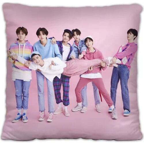 Lehua Seven Next Pillowcase Pretty Scholar Yu Lexuan Same Paragraph Star Photo Poster Cushion Cover Souvenir Throw Pillow Cover