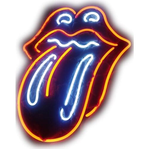 Neon Sign 10kv Lips Neon Light Sign Anime Room Decor Wall Light Party Window Decoration Neon Light Sign Room Retro Decor Vintage