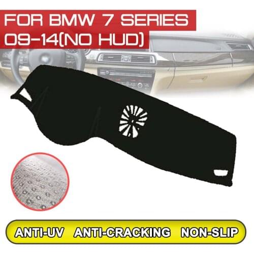 For BMW 7 Series 2009 2010 2011 2012 2013-2014 Car Dashboard Mat Anti-dirty Non-slip Dash Cover Mat UV Protection Shade Sticker