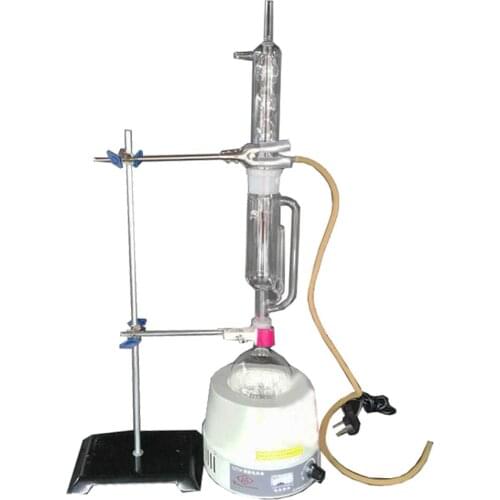 New Lab Soxhlet Extractor 250ml Essential Oil Distiller w/Condenser Kits