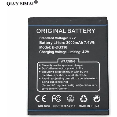 New High Quality B-DG310 2000mAh battery For Doogee DG310 phone + Tracking number