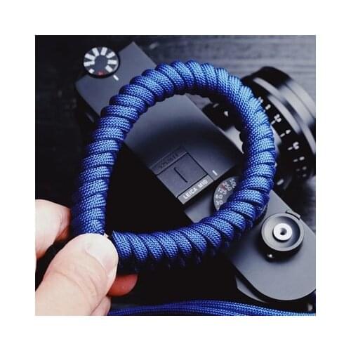 Hand-woven Nylon rope Camera Wrist Strap Wrist Band for Mirrorless Digital Camera Leica Canon Fuji Nikon Olympus Pentax Sony