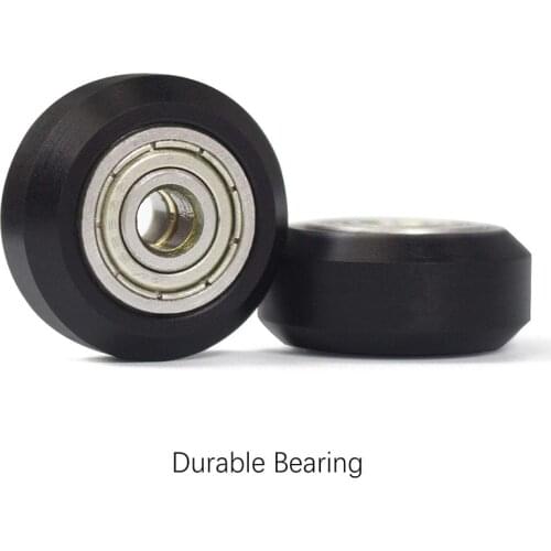 [13Pcs/Pack]3D Printer POM Pulley Wheels 625Zz Linear Bearing Ulley Passive Round Wheel Roller for Creality CR10,Ender 3