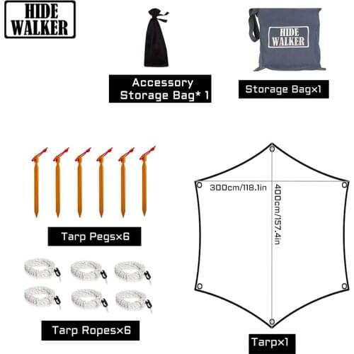 Hexagon Garden Pergola Outdoor Waterproof Sun Shelter for Tourism Picnic Sunshade Canopy Camping Awning Ultra-Light Tarp Tent