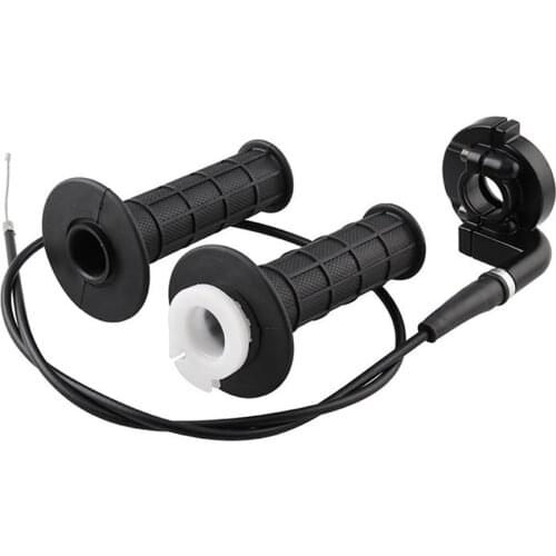 Off-road motorcycle grip throttle turn 22mm 7/8" universal 110-250cc with throttle cable acceleration hand grip with twist cable