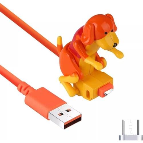 Funny Humping Dog Fast Charger Cable Charging Line Cute Fast Charging Power Date Cable 1.2m