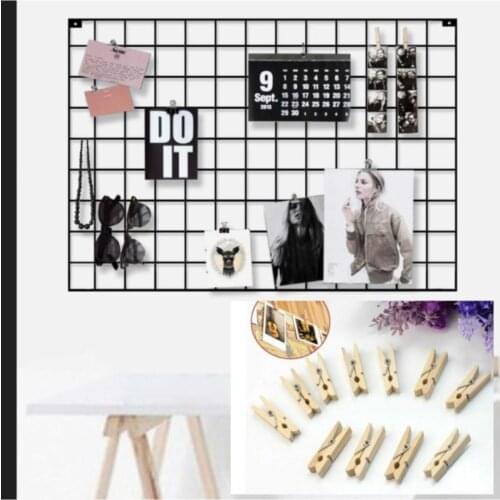 Latch Gift Wire Wall Clipboard Metal Clipboard Photo Frame Hanger Memo Frame Decorative