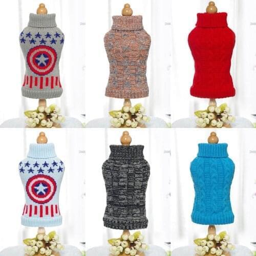 Winter Dog Clothes Knitwear Chihuahua Sweater For Small Medium Dogs Yorkshire Poodle Costume For Gatos Dachshund Sweter Dla Psa