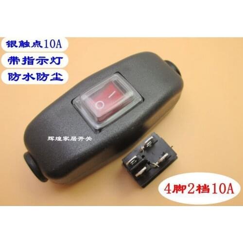 307 Waterproof Button Switch Ship Type 4 Foot 2 Archives Bring Lamp Switch Will Electric Current 10A Power Supply Key Crewel