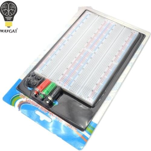 WAVGAT SYB-1660 Solderless Breadboard Protoboard 4 Bus Test Circuit Board Tie-point 1660 ZY-204