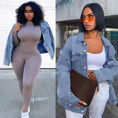 Large Denim Jacket Womens Hot Selling Denim Jacket Casual Long Coat Womens Loose Denim Coat Vintage Womens Denim Jacket