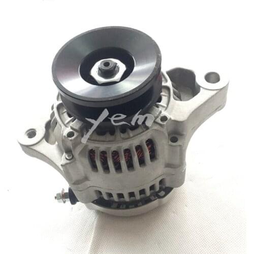 For Kubota engine parts V2203 V2403 Alternator 16404-64012 12V