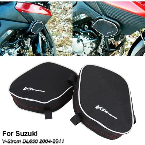 For Suzuki V-Strom DL650 2004-2011 For Givi For Kappa Package Toolbox Repair Tool Motorcycle Bag Placement For Frame VStrom 650