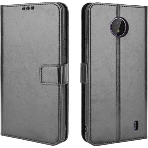 Flip Phone Case For Nokia C20 C10 Wallet Cover For Nokia C 10 C 20 NokiaC10 NokiaC20 Leather Case Book Style With Card Holder