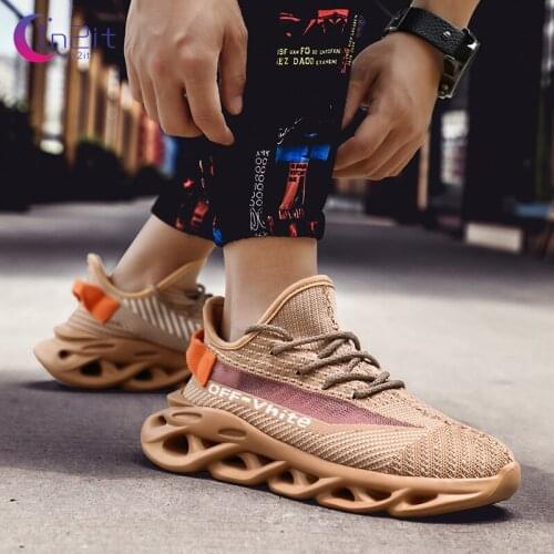 New Men Sport Tennis Shoes Breathable Running Sneakers Men Casual Walking Twist Shoes Platform Sneakers Footwear