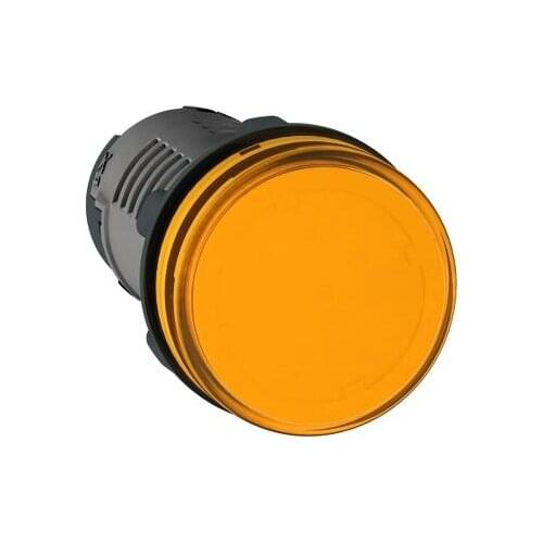 XB7EVB5LC XA2EVB5LC Round pilot light Ø 22- yellow - integral LED- 24 V AC/DC- screw clamp terminals