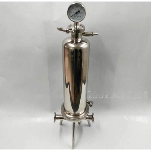 Microporous Filter SS304 Sanitary Grade Folding PP Filter Element Precision Pipe Microporous Filter Oil Water Separation Filter