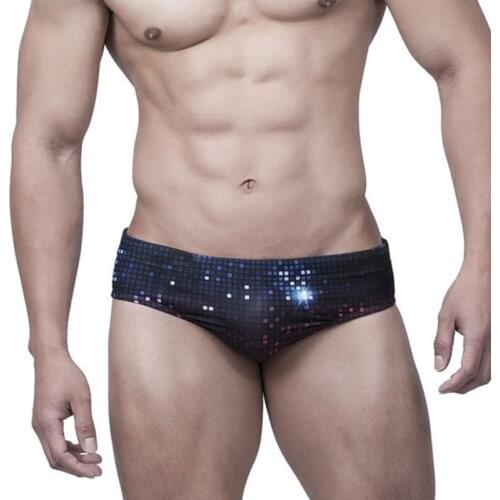 New summer Low waist sexy men swimwear men beach shorts men swim briefs gay bikini swim trunk men sports surf swimsuit sunga