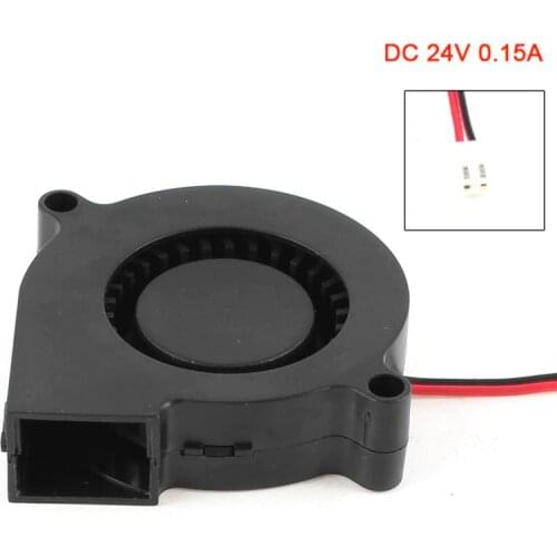 New 2 Pin Connector Brushless DC 24V 0.15A Turbo Blower Cooling Fan QJY99