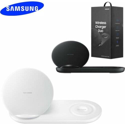 Original Samsung Wireless Charger EP-N6100 2in1 Fast Dual Charging Base For Galaxy S8 S9 S10 Plus Note 9 10+ Watch Gear S2 S3 S4