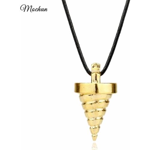 MQCHUN Japan Anime Tengentoba KINON Tengen Toppa Gurren Lagann Core Drill Pendant Necklace Simon Cosplay Gift