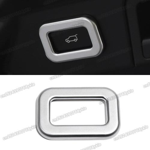 Car tail door trunk switch taildoor frame trims for range rover velar 2017 2018 2019 2020 2021 2022 accessories chrome auto
