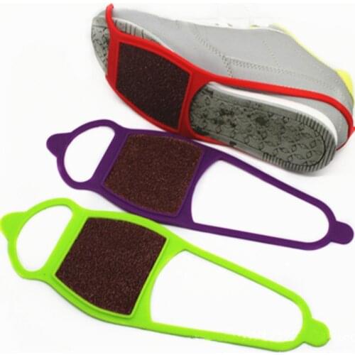 Silcone Anti Slip Shoe Boot Grips Ice Cleats Spikes Snow Gripper Non Slip Ice Gripper Random Color