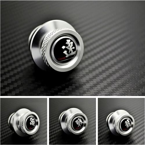Silver Aluminum Adornment Car Cigarette Lighter Socket dust plug For AUDI A1 A3 A4 A5 A6 A7 A8 Q3 Q5 Q7 R8 RS5 RS7 S5 S8 RS8