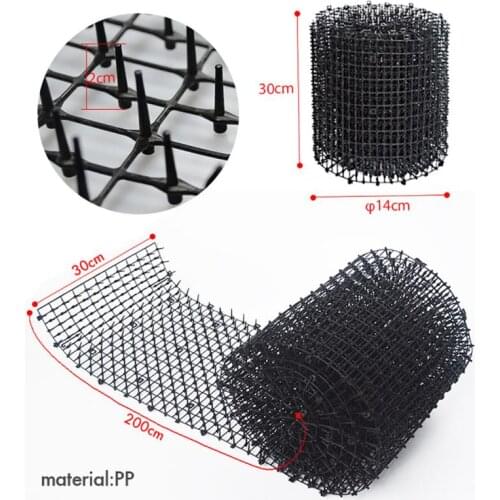 Scratchers Garden Cat Scat Mats Anti-cat Dogs Repellent Mat Prickle Strips Keep Cats Away Safe Plastic Spike Thorn Network