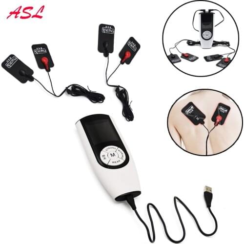 Super Strong Electro Physical Shock Control Unit Power Box Nipple Body Massage Electric Medical Themed USB Rechargeable Sex Toys